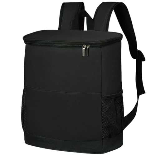 Backpack Cooler Large Capacity Cooler Bags Insulated Waterproof ＆ Leakproof Beach Cooler Bag with Side ＆ Front Pocket Cool Bag Rucksack for Camping Beach Hiking Fishing