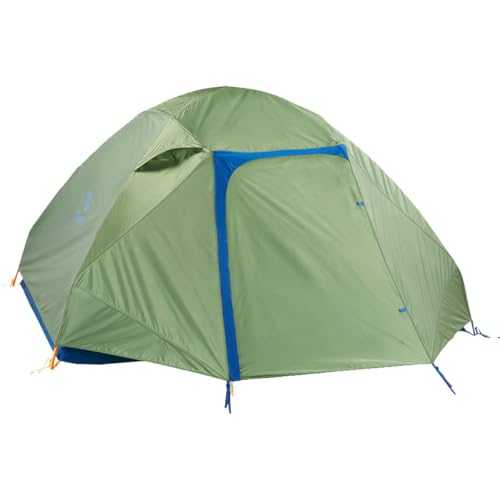 Marmot Tungsten 4P Tent Tent, Unisex Adult, Foliage/Dark Azure, One Size