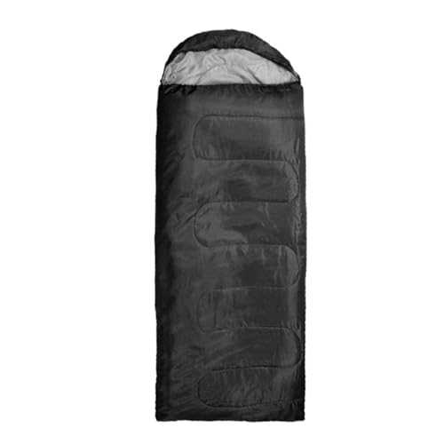 Fasksh Sleeping Bag Outdoor For Camping, 2 In 1 Function Blanket Sleeping Bags, 4 Seasons Adult Sleeping Bag,Warm, Lightweight, Waterproof For Backpacking, Hiking And Traveling(Black)