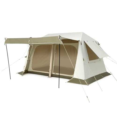 Naturehike Village 8.5 ㎡ Family Tent Pop Up Tent Home Tent Camping Tent Pop Up Tent for 4-6 People Large Tunnel Tent with 2000 mm Hydrostatic Head