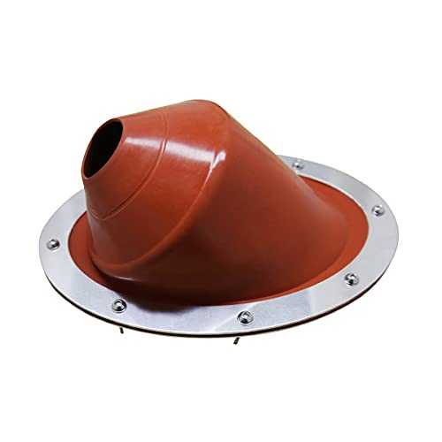 Stove Jack Kit for Bell Tent Tipi Yurt Tent, Flue Flashing Kit for Frontier and Outbacker Stove Flashing Kit Heat Resistant Silicone Compatible Triple Wall Pipe Sections