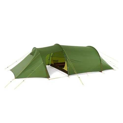 Naturehike 3 Person Tunnel Camping Tent With Vestibule，Easy Set-up Tent With Excellent Ventilation, Waterproof & Portable Backpacking & Camping Shelter With Carry Bag