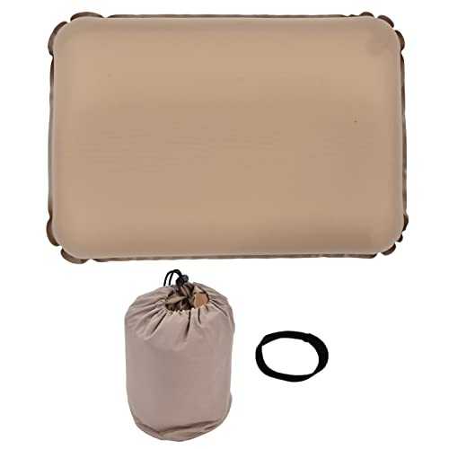 XZXCVN Oversized Camping Pillow - Self Inflating, Portable Travel Pillow with, Sweat - Wicking Fabric for Airplane, Outdoor, and Backpacking Use
