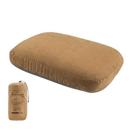 Hiking Pillow - Portable Compressible Travel Pillow | Compact Outdoor Cushion, Neck Rest & Travel Gear for Backpacking, Car, Airplane, Home,