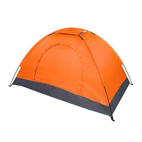 Outvita Camping Dome Tent, 1-4 Person Waterproof Windproof Easy Setup Spacious Family Tents with Carry Bag & Rain Fly for Hiking Backpacking Traveling Glamping Beach