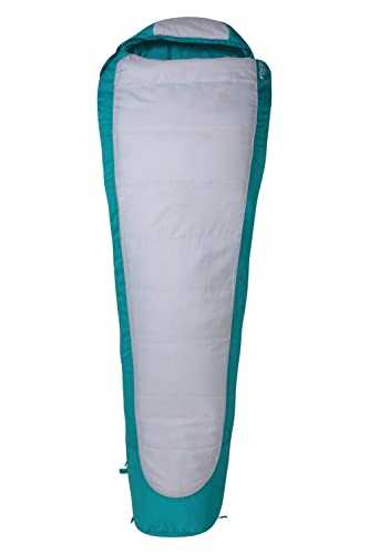 Mountain Warehouse Microlite 950 Sleeping Bag -17x43cm, 3 Season, Mummy Shape Camping Bag - For Spring Summer