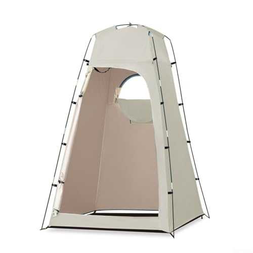 Reliable Privacy Space with This Portable Shower Tent Essential Gear for Campers and Beachgoers (yellow)