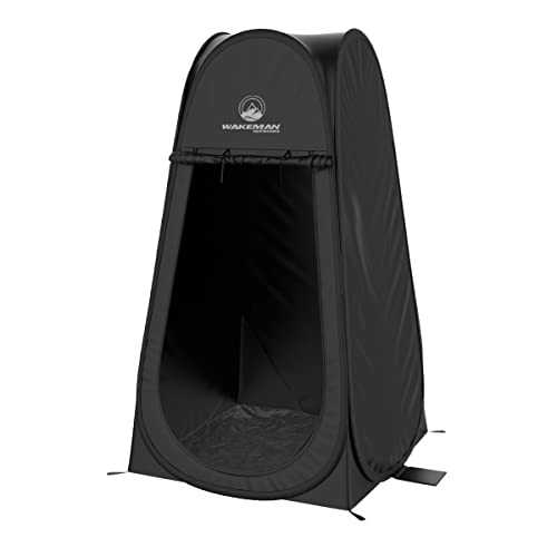 Portable Pop Up Pod- Instant Privacy, Shower & Changing Tent- Collapsible Outdoor Shelter for Camping, Beach & Rain with Carry Bag by Wakeman Outdoors