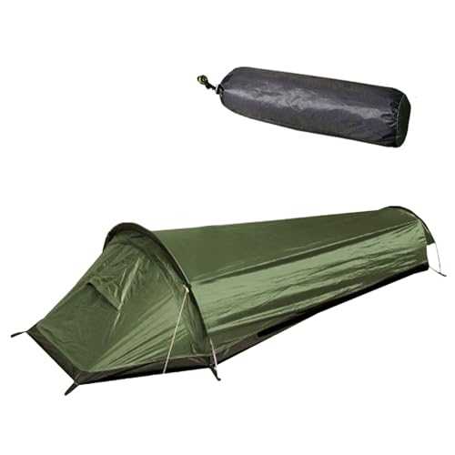 Bivvy Bag Tent Waterproof Sleeping Bag 1 Person Larger Space Bivy Tent Lightweight For Outdoor Camping
