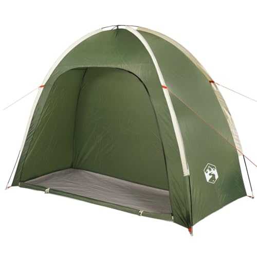 vidaXL Green Waterproof Storage Tent - All-Weather Polyester Camping Organizer with Easy Setup, Ample Space, Portable Design