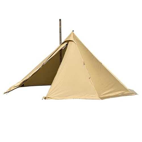 DONGSHUAI Camping Hot Tent 2-4 Person, 4 Season Waterproof Anti-UV Windproof Tents, for Camping Backpacking Hunting Fishing Waterproof Wind-Proof
