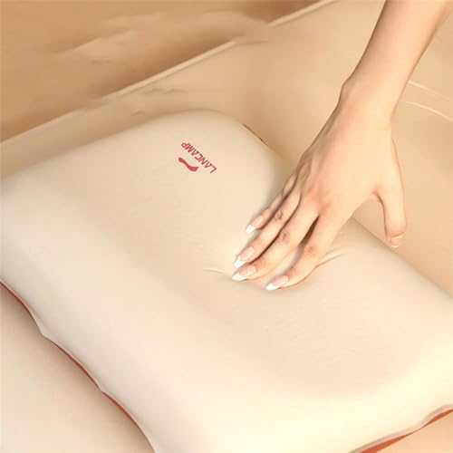 KHEALING Outdoor Camping Pillow, Inflatable Pillow, Beach Pillow, Fits Shoulder and Neck, Quiet and Comfortable, Portable Travel and Car Camping Pillow with Storage Bag