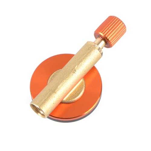 Outdoor Flat Cylinder Gas Stove Valve Adapter Switch for Camping and Picnic Durable Connector for Gas Canisters and Stoves Red