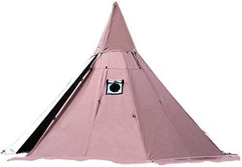 4 Season Teepee Tent with Stove Jack Height 7.8FT/240CM Waterproof Camping Shelter for Outdoor Adventures