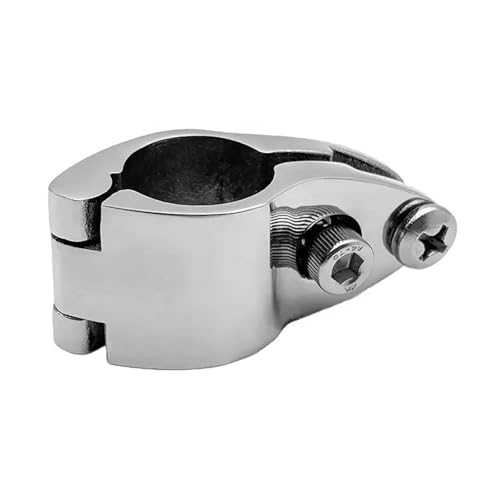 22/25/30/32MM Stainless Steel Marine Boat Top Jaw Slide Clamp Steel Boat Hardware Fitting For Inflatable Commercial Yachts Boat Accessories Marine