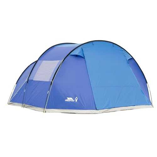 Trespass 6 Man Tent Waterproof 2 Bedroom Double Skin Camping Festival Torrisdale