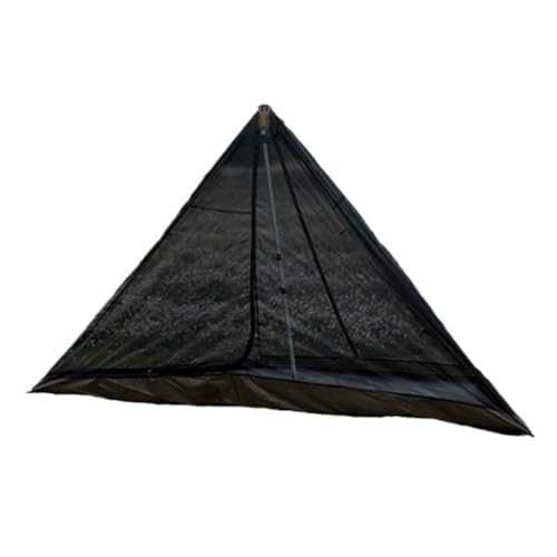 Camping Tent Outdoor Hot Tent Oxford Cloth Tent Multi-person Camping Rainstorm-proof Wood Stove Tent Tent