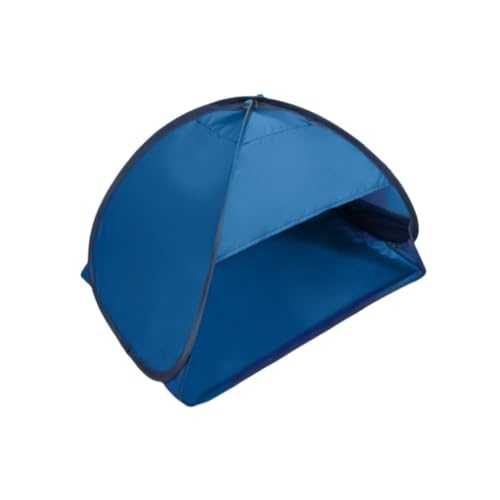 yeenelwboo Gem Blue Portable Sun Shade Tent, 1-Pack, Beach Sunshade Protection for Camping, Hiking, Fishing, Swimming, Boating, Outdoor Activities