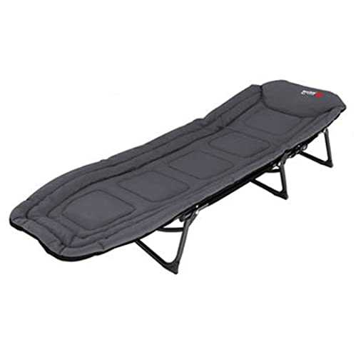 LMJ Folding bed Adjustable Folding Camping Cot – Deluxe Collapsible Single Person Bed In A Bag W/Pillow for Indoor & Outdoor Use Portable (Color : Black)