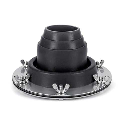HUANGENG Silicone Tent Stove Vent Round Hole Base for Chimney Tent Flashing Tent Stove Hole for Travel Stove