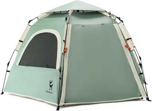 Outdoor Camping Tent for 2 4 People Easy Set Up One Touch Canopy Tent with UV Protection UPF50+ Water Pressure Resistance 2000mm Windproof and Rainproof Insect Proof with Full Closure Learned