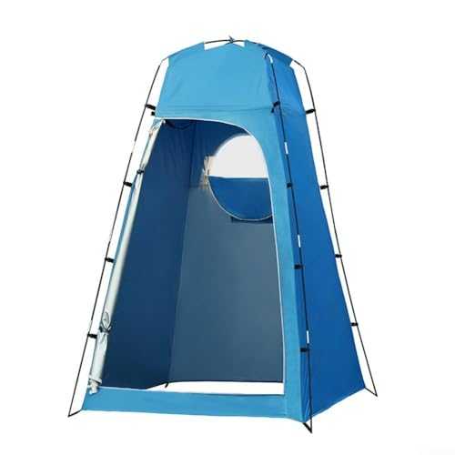 Portable Shower Tent Privacy Shelter, Weather Resistant Shower Tent With Fiberglass Support Shelter For Picnics Outdoor Settings
