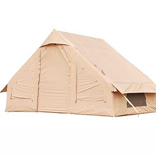 MIIKHI Inflatable Tent for Camping 4-6 Person Tent, Large Space Instant Tent Without Tent Pole, Outdoor Glamping Camping Cabin Tent Shelter Camping Hub Tent for Family, Mountaineering