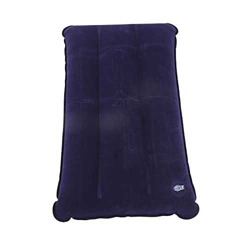 BROLEO Portable Travel Pillows PVC Inflatable Pillow Soft and Comfortable Leak Prevention for Camping Tent (Navy Blue), BROLEOpdasx39ym5-12