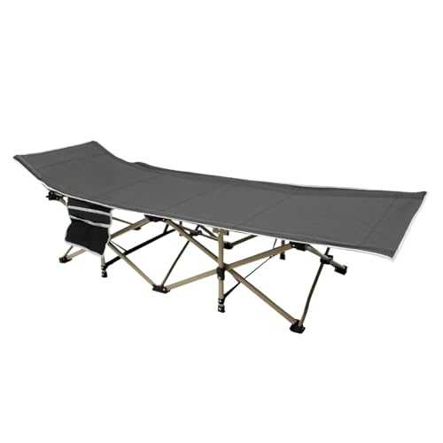 Folding Camping Sleeping Cot Elevated Portable Lightweight Sleeping Bed Outdoor Adults for Camping Travel Tent Cots for Travel