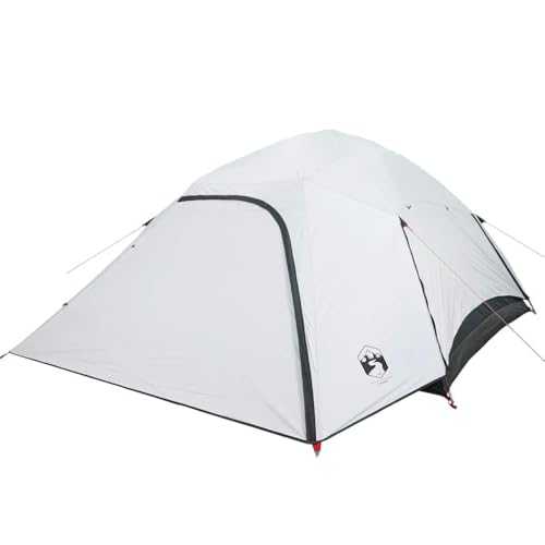 vidaXL Dome Family Tent - 6 Person Capacity - Waterproof Polyester Blackout Fabric - Easy Setup and Takedown