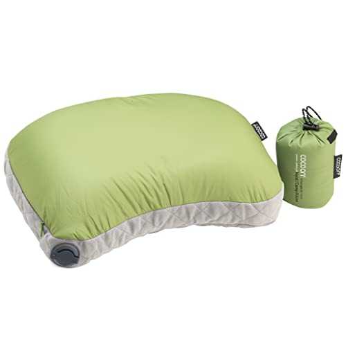 Cocoon Air Core Hood/Camp Pillow, Wasabi/Grey