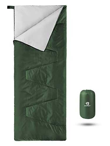 Bessport Sleeping Bag, 900g Lightweight Sleeping Bag, Sleeping Bags for Adults & Kids 3 Season, Waterproof, Portable, Small Package, Two Way Zipper for Outdoor, Hiking, Backpacking, Camping