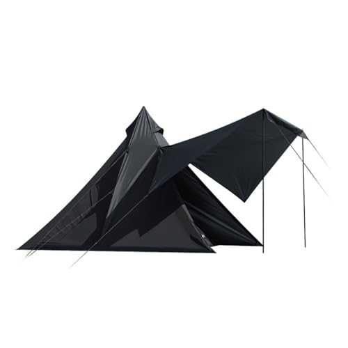 Camping Tent,For 3-4 Persons Waterproof Outdoor Camping Hot Tent Indian Style Yurt Shelter For Family Hiking And Adventures