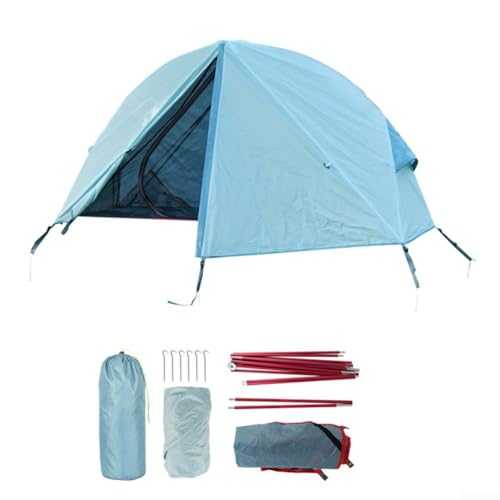 Tent Designed for One Person, Offers Excellent Breathability and Waterproof Protection Outdoors