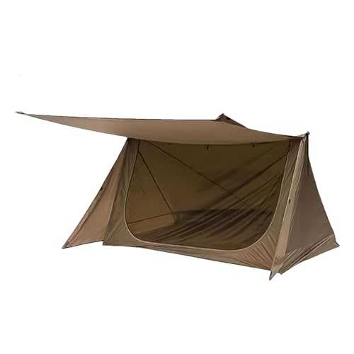 Delicate Camping Shelter | Rodless Hiking Canopy | Lightweight Backpacking Shelter | Waterproof Camping Shelter | Compact Hiking Accommodation | Outdoor Canopy for Camping for Sleeping and Storing