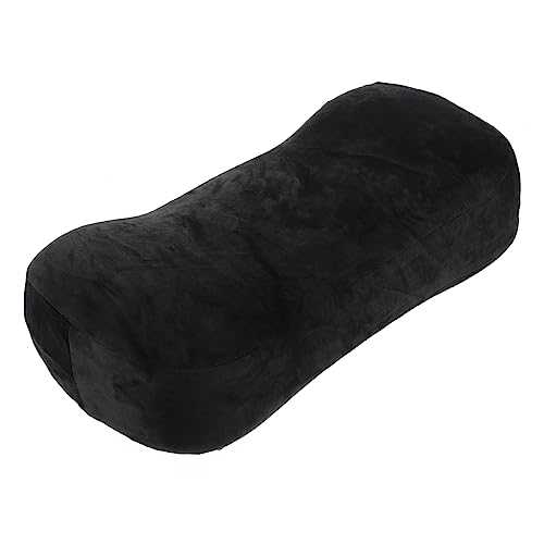 BESPORTBLE Portable Small Pillow Car Pillow Backpacking Pillow Neck Pillow Bolster Pillow Couch Soft Pillows for Sleeping Adorable Pillow Bed Pillows Convenient Nap Pillow Memory Foam Black