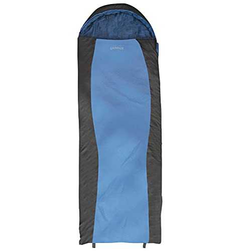 CampAir Comfort Pro 3-Season Sleeping Bag - Warm Blanket for Mild to Cold Weather, Ripstop Fabric, Blue