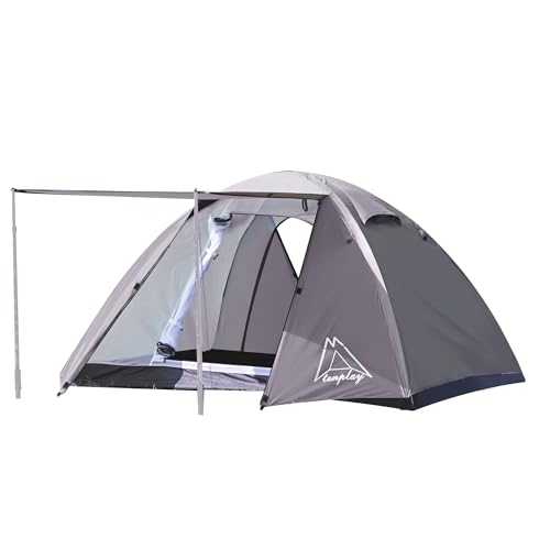TENPLAY 2 Person Camping Tent,Lightweight 2.5KG Backpacking Tent, PU3000mm Waterproof & Windproof Double Layer Design, Two Doors,Easy Setup for Hiking, Mountaineering, Family Outdoor,Hunting,Travel