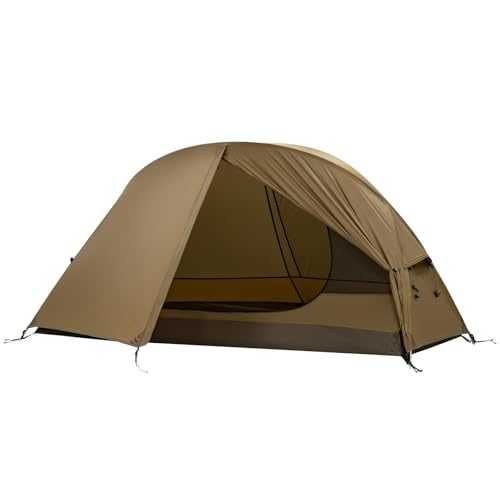 MC TOMOUNT Backpacking Tent Ultralight Nylon 1-2 Person Tent