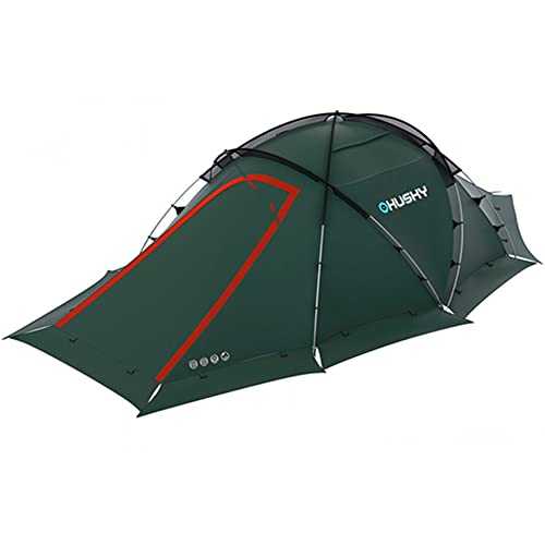 Husky - Fighter 3-4 Person Tent Green Geodesic Very Wind Stable