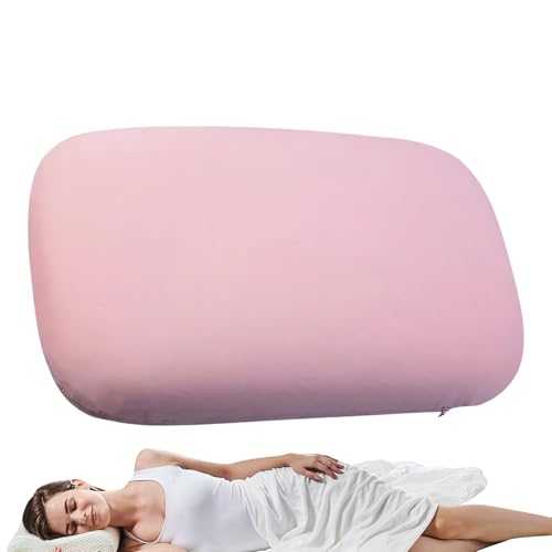 Small Camping Pillow | Ergonomic Headrest - Comfortable Ergonomic Memory Foam Cooling Pillow for Backpacking, Flight, Hotel, Home, Camping
