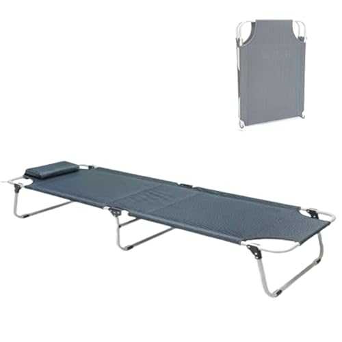 GXXINGIN Portable Folding Bed，Camping Cots,Tent Folding Cot for Sleeping, Portable Camping Bed for Adults Outdoor Guest Bed Foldable for Outdoor Indoor Patio Spare Bedroom Office Beach & Hiking, Hold
