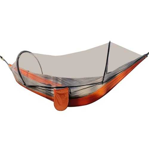 MNEVZX Outdoor Camping Accessories Outdoor Camping Hammocks With Mosquito Net 1-2 Person Travel Camping Fabric Hanging Swing Hammocks Bed(E)