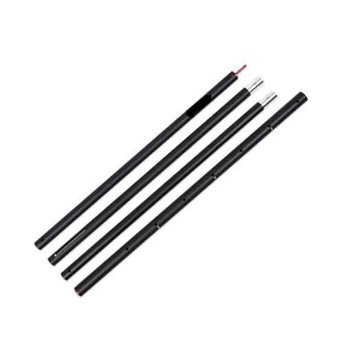 GSHUPIOU Telescopic Tarp Poles，Adjustable Tent Poles 1pcs Thicken Aluminum Alloy Tent Pole Adjustable Tent Support Rods Beach Shelter Tarp Awning Pole Poles for Camping Hiking Tent Tent Poles