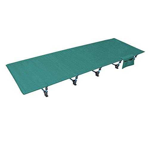 Ultralight Folding Tent Camping Cot Bed Portable Compact for Outdoor Travel Lightweight Backpacking(190cmx70cm) (Green)