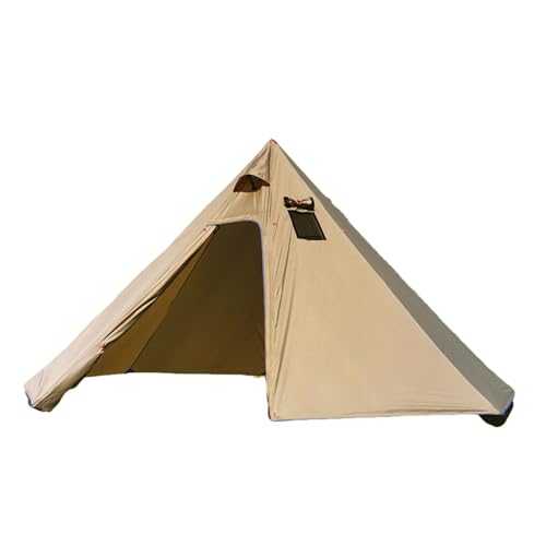 Pyramid Tent Backpack| Pyramid Camping Tent for 2-3 Persons,Outdoor Tents for Adults, Weather Resistant with Fire Retardant Fabric, Front Door Design and