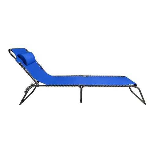 TXLEAPEY Folding Camping Bed Portable Folding Patio Foldable Folding Lounger Bed for Beach Camping Pool For Outdoor Travel Fishing Office