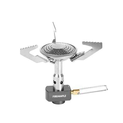 Fire-Maple Buzz Compact Camping Gas Stove | 3100W Mini Pocket Backpacking Cooking Folding Burner | Outdoor Trekking Hiking Mountaineering