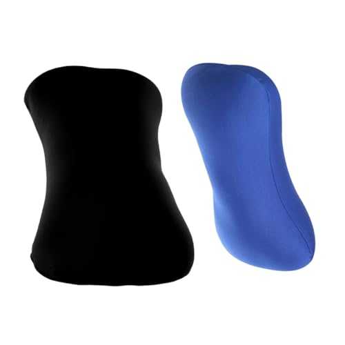 HOLIDYOYO 2Pcs Portable Neck Cushion Comfortable Particle Pillow for Office Chair Camping Adorable Car Headrest Lightweight Compact for Travel