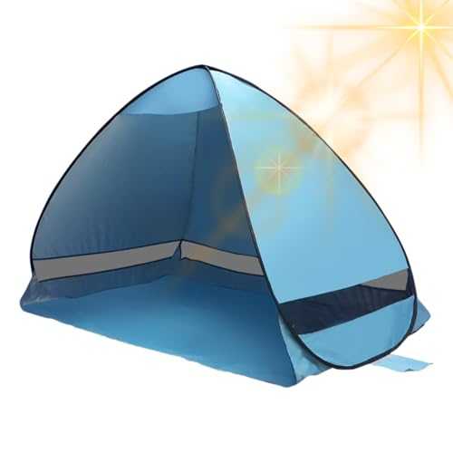 Beach Shadow, Pop-Up Shelter Sun Protection Anti-UV Tent, Important Beach Business, Pop Up Shelter Sun Protection Anti-UV Tent - Portable Campaign Summer Easy Setup for Garden, Fishing